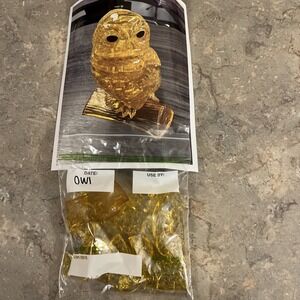 42 Piece 3-D Unique Crystal Owl Jigsaw Puzzle 3 dimensional Acrylic